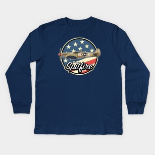 USAAF Spitfire Kids Long Sleeve T-Shirt